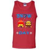 Snow Day Shirt For Columbus Blue Jackets Vs Minion Fans pingpong