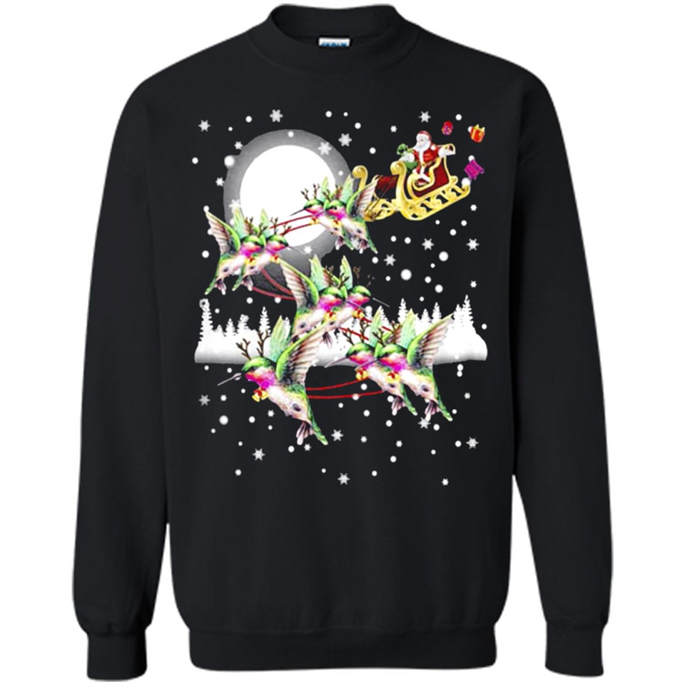 Hummingbird Santa Sleigh - Sweatshirt