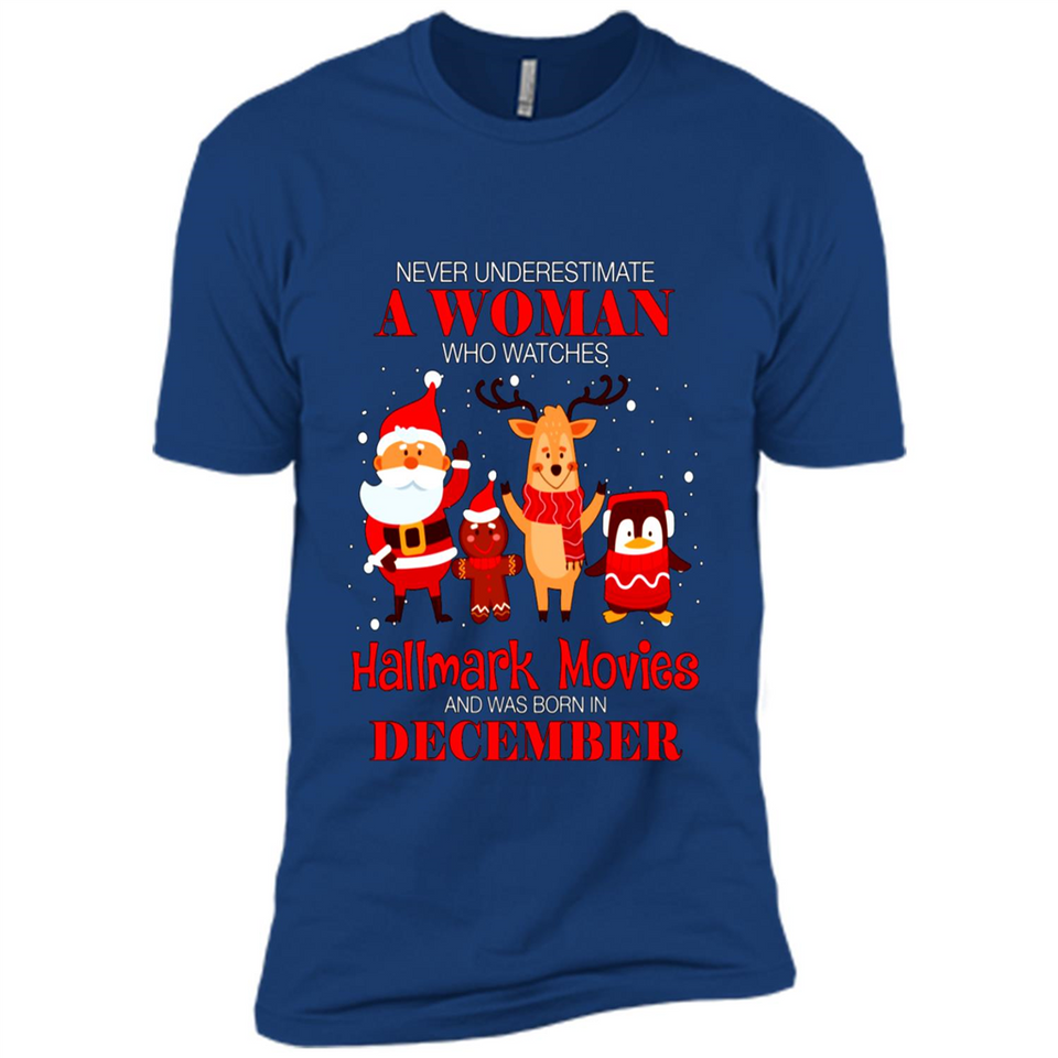 Never Underestimate A December Woman Watches Hallmark Movies Sweatshirt PINGPONG