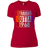 Retro Straight Outta 1968 50 Years Old - Ladies' Boyfriend T-Shirt