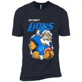 Grumpy Santa Claus Detroit Lions Football Team PINGPONG
