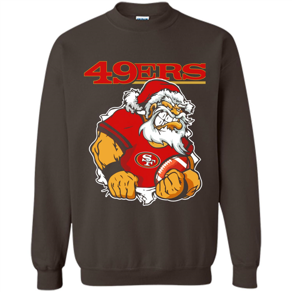 Grumpy Santa Claus San Francisco 49ers Football Team PINGPONG