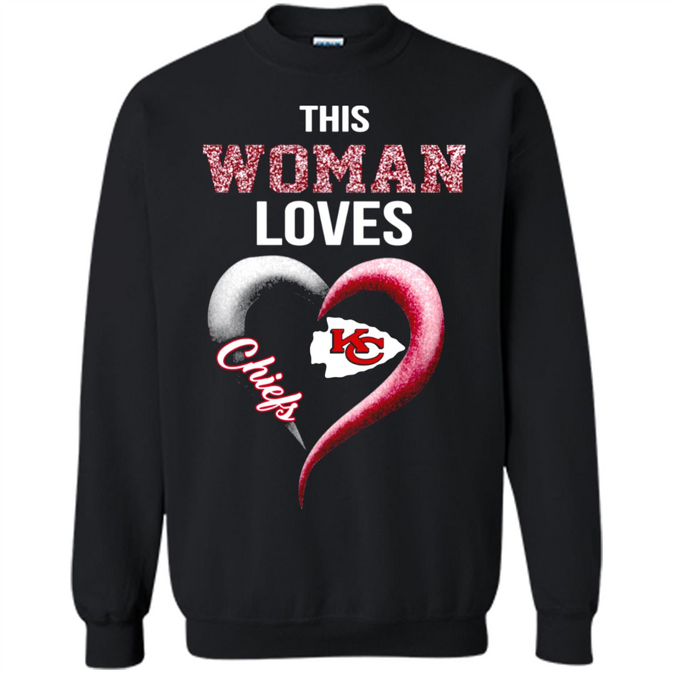 This Woman love Chiefs NFL football team - Sweatshirt