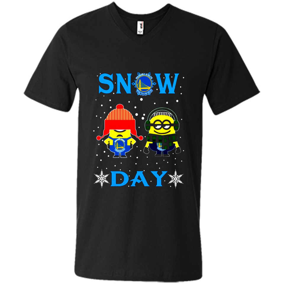 Snow Day Shirt For Golden State Warriors Vs Minion Fans pingpong