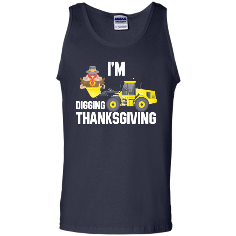 I'm Digging Thanksgiving Cute Turkey Tractor