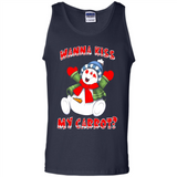 Snowman Wanna Kiss My Carrot Christmas - Tank Top