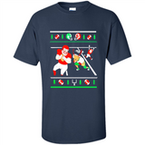 Santa vs Deer Football Ugly Christmas PINGPONG