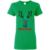 Keystone Light reinbeer Christmas - Ladies Short-Sleeve