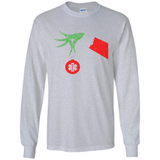 Funny Grinch Hand holding Doctor ornament Christmas Sporty T-Shirt - Long Sleeve T-Shirt