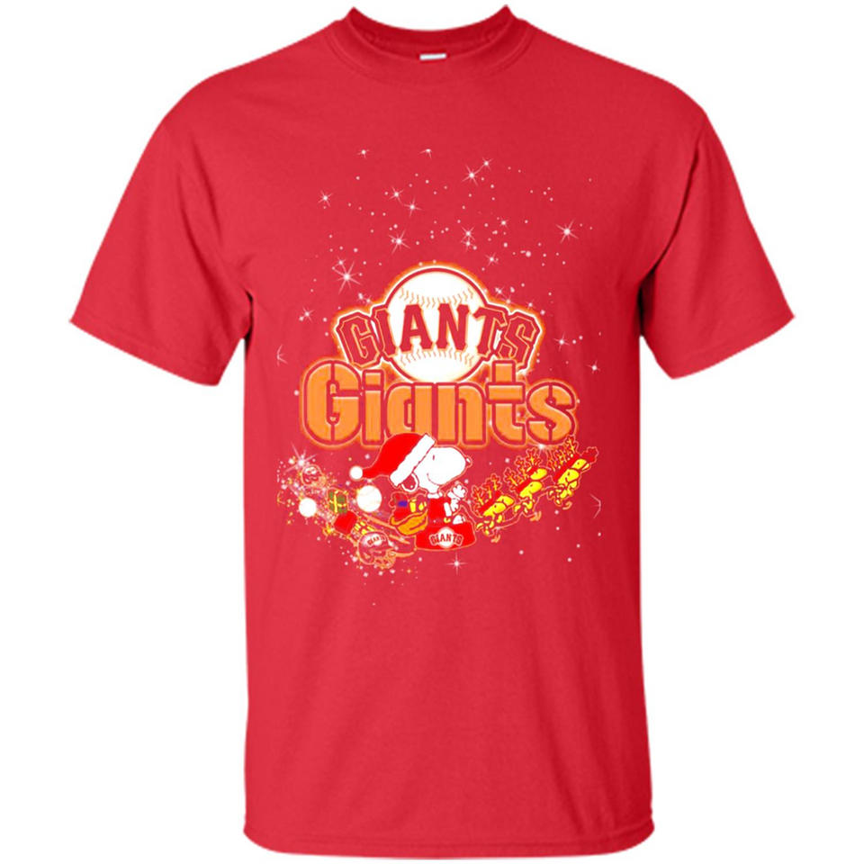 Snoopy Christmas San Francisco Giants - Shirt