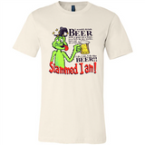Slammed I Am I Would Drink Beer With A Goat On A Boat Shirt - Canvas Unisex T-Shirt