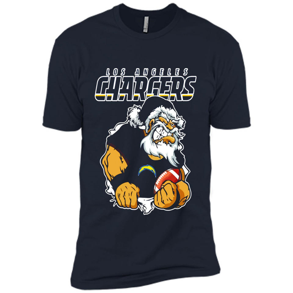 Grumpy Santa Claus Los Angeles Chargers Football Team PINGPONG