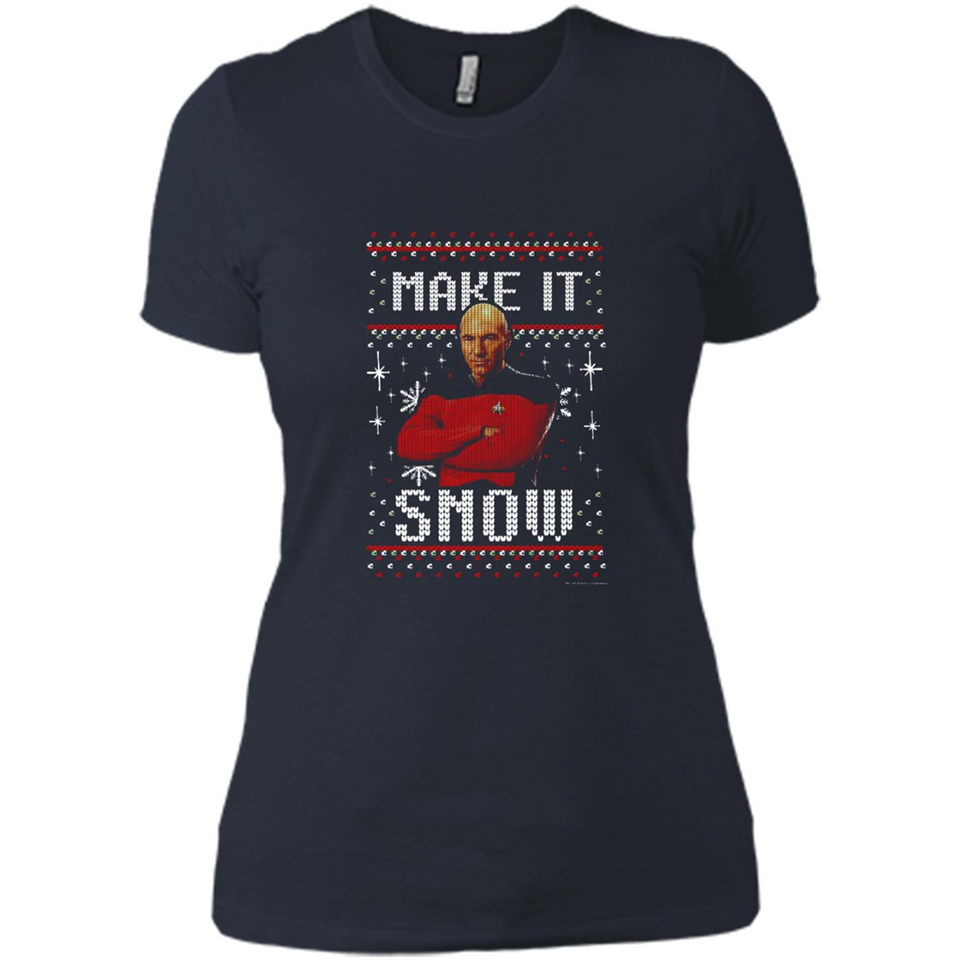 Make It Snow Jean-Luc Picard Star Trek PINGPONG