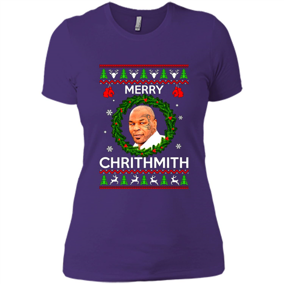 Mike Tyson Merry Chritmith Christmas Sweatshirt PINGPONG