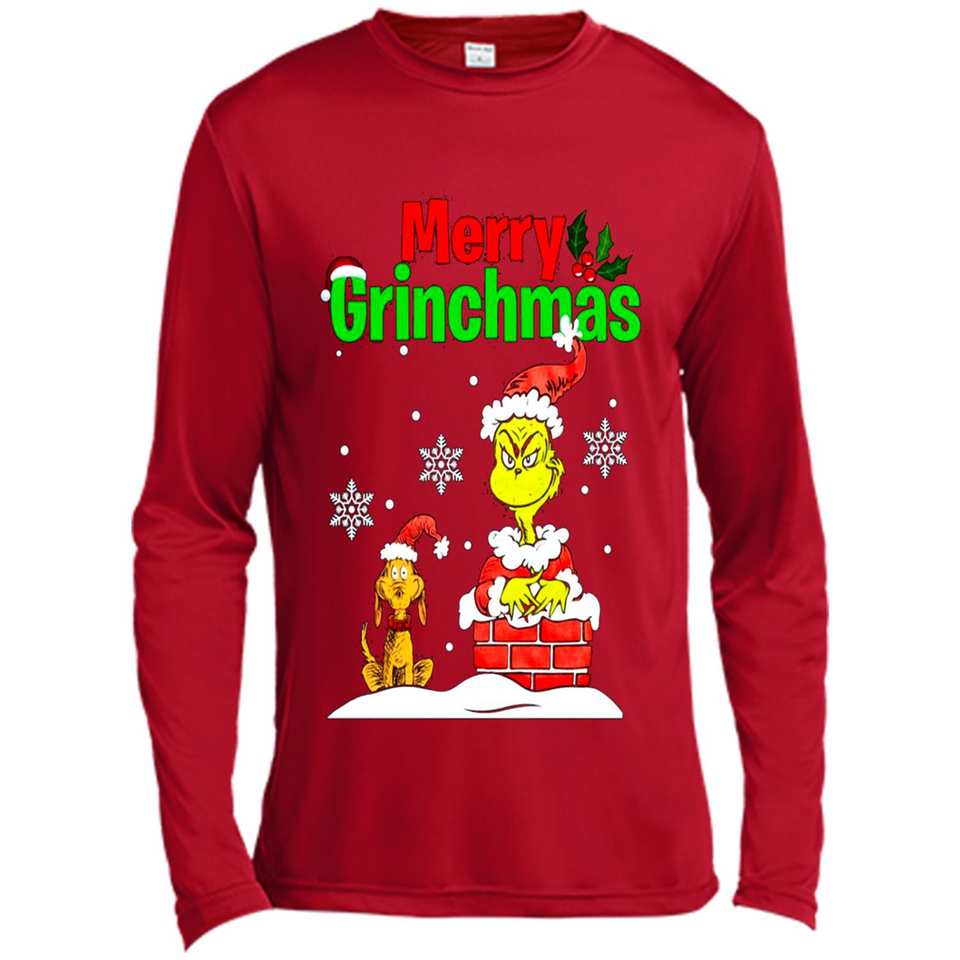 Merry Grinchmas Not Merry Christmas sweater PINGPONG