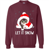 Let It Snow Cat Christmas sweater PINGPONG