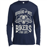 Husband & Wife Biker For Life Couple