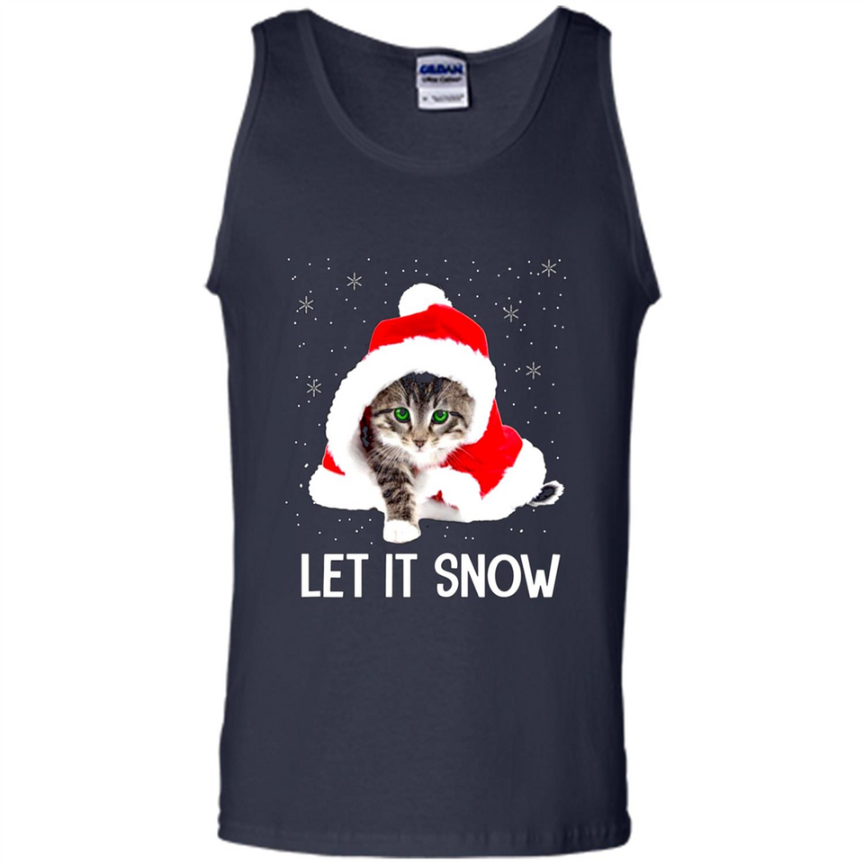 Let It Snow Cat Christmas sweater PINGPONG