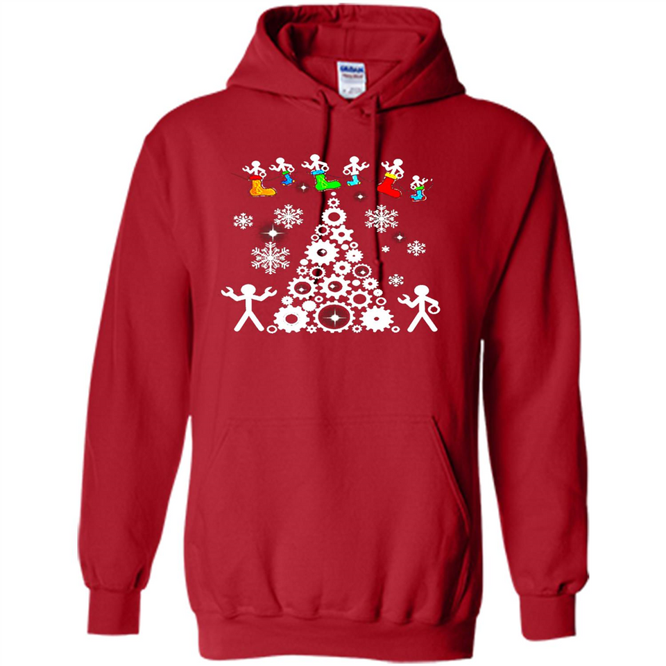 Funny Mechanics Ugly Christmas 2018 - Hoodie