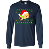 TACO Santa Hat Ugly Christmas shirt Ladies' Boyfriend