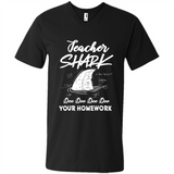 Teacher Shark Doo Doo Doo Your Homework Shirt Ladies' Boyfriend