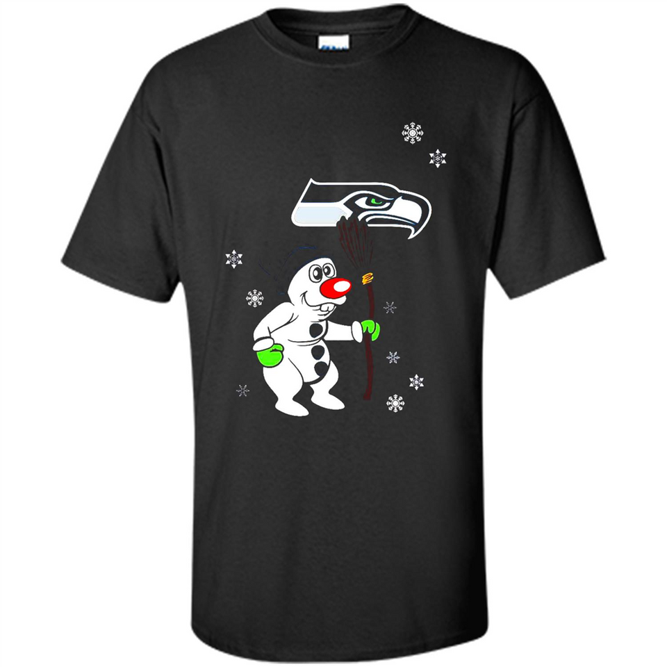 Seattle Seahawks Snowman