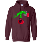 GRINCH HAND HOLDING DETROIT TIGERS GLITTER CHRISTMAS PINGPONG