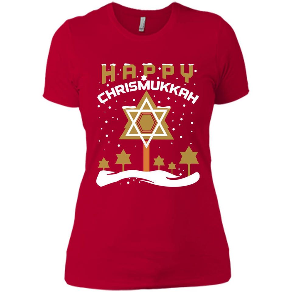 Happy Chrismukkah - Ladies' Boyfriend T-Shirt