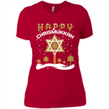 Happy Chrismukkah - Ladies' Boyfriend T-Shirt