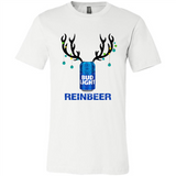 Bud Light Reinbeer Funny Beer Reindeer Christmas Sweatshirt - Canvas Unisex T-Shirt