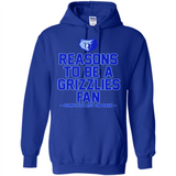 Reasons to be a Memphis Grizzlies Fan Complete List on Back - Hoodie