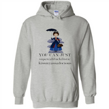 Mary Poppins Clipart You Can Just Supercalifuckilistic Kissmyassadocious MERCHCUTE - Hoodie