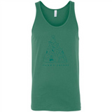 Merry Catmas Funny Cat Christmas Tree Sweatshirt - Canvas Unisex Tank