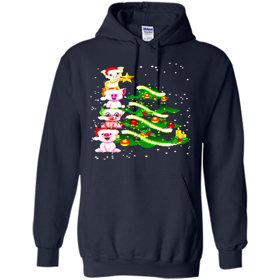 Pigs Christmas T Shirt PINGPONG - Hoodie