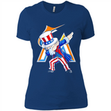 MLB MIAMI MARLINS UNCLE SAM DABBING INDEPENDENCE DAY