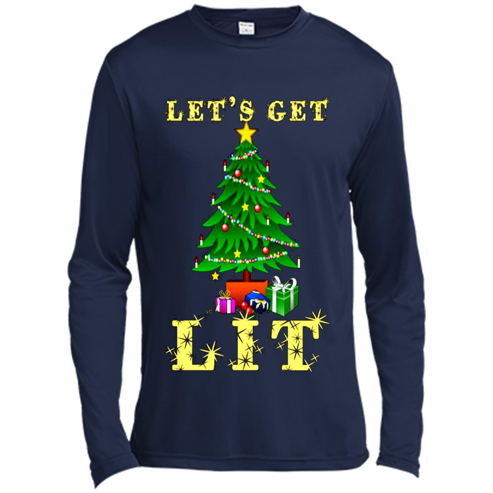 Let’s Get Lit Christmas Drinking sweater PINGPONG