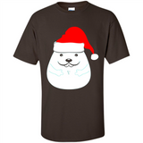 Funny Hamster Christmas t-shirt Santa Hat - Shirt