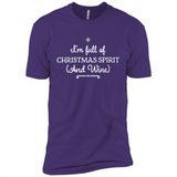 Christmas Tshirt for Women - Christmas Wine