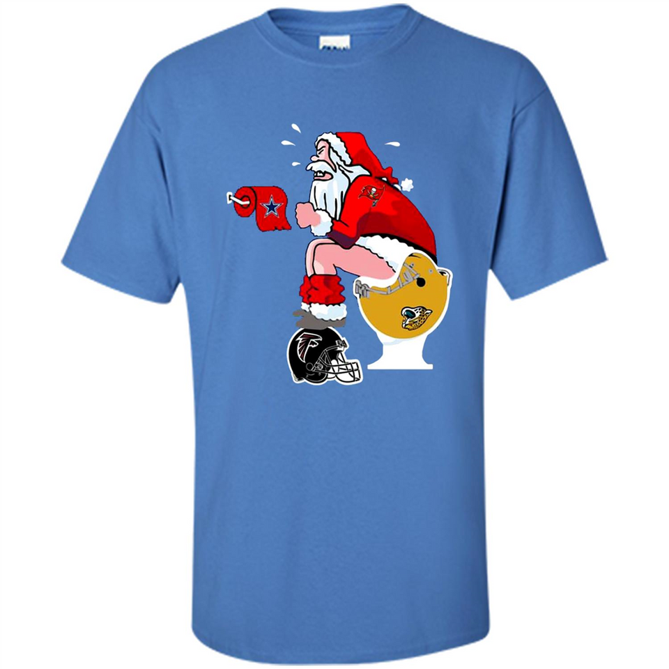 Tampa Bay Buccaneers Santa Claus Toilet