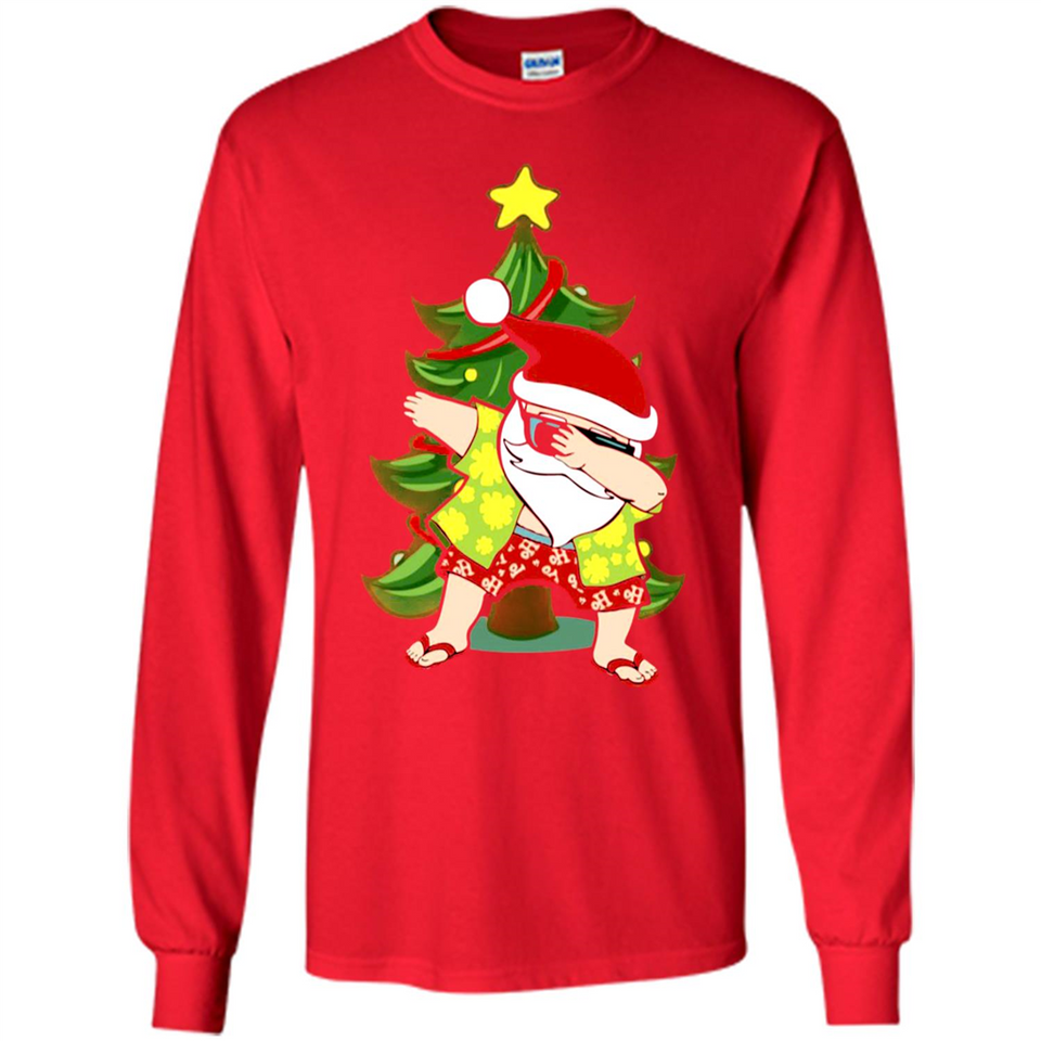 Dabbing Santa Christmas In July - Long Sleeve T-Shirt