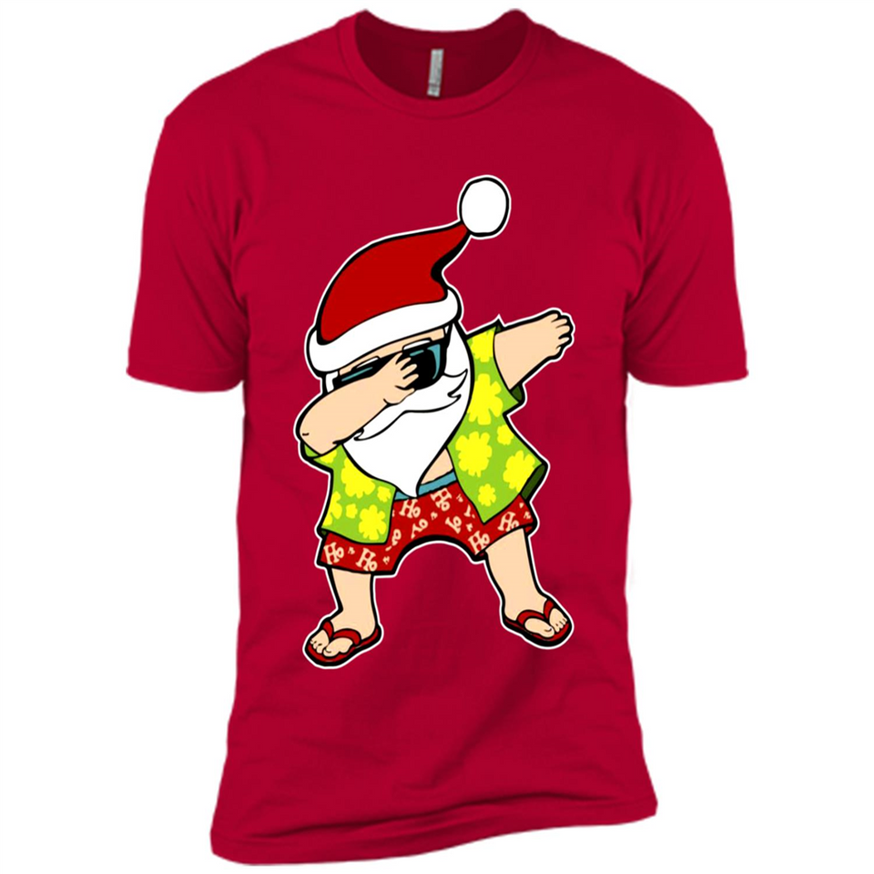 Dabbing Santa Christmas In July 1 - Premium Short Sleeve T-Shirt