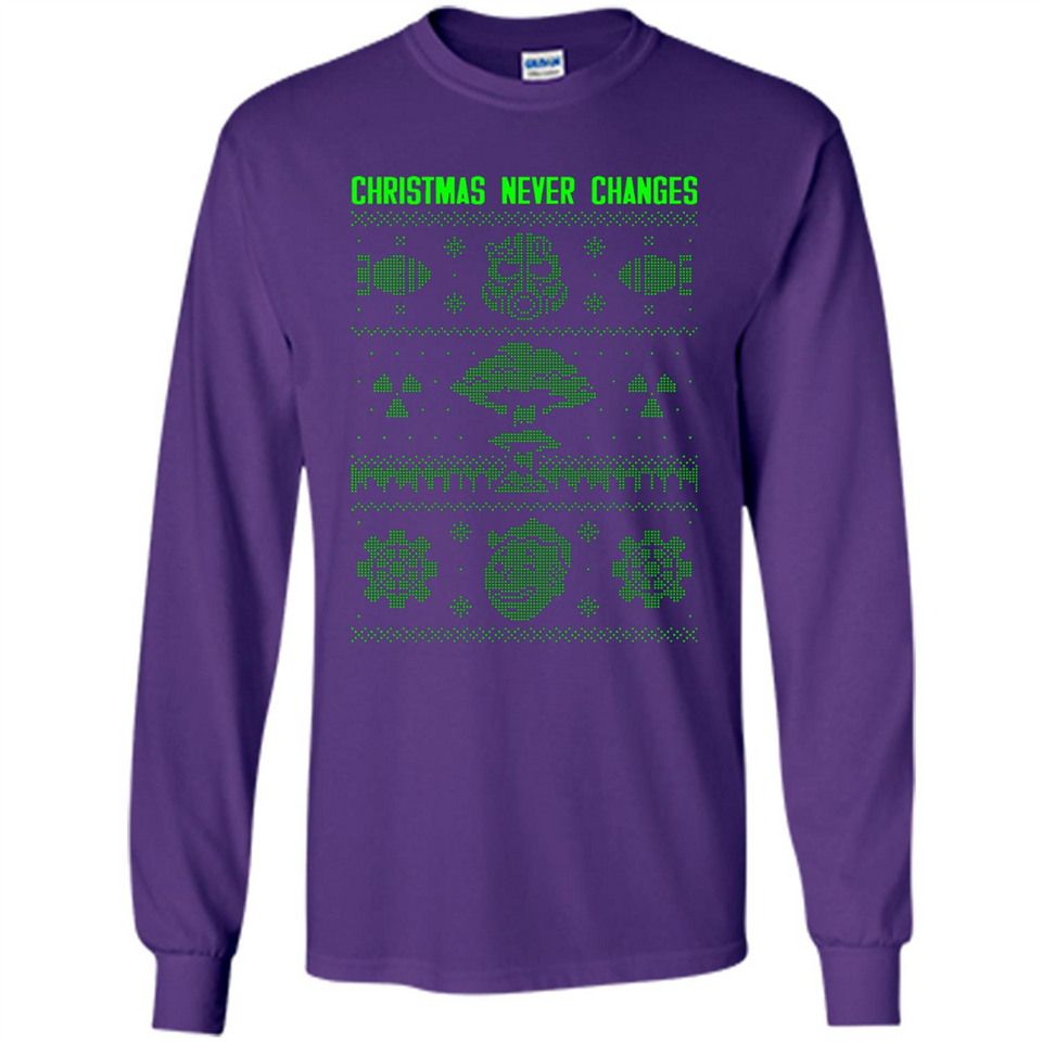 Christmas Ugly Sweater Christmas Never Changes Star Wars - Long Sleeve T-Shirt