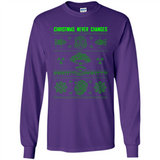 Christmas Ugly Sweater Christmas Never Changes Star Wars - Long Sleeve T-Shirt