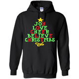 Joy Love Cheer Believe Christmas Tree