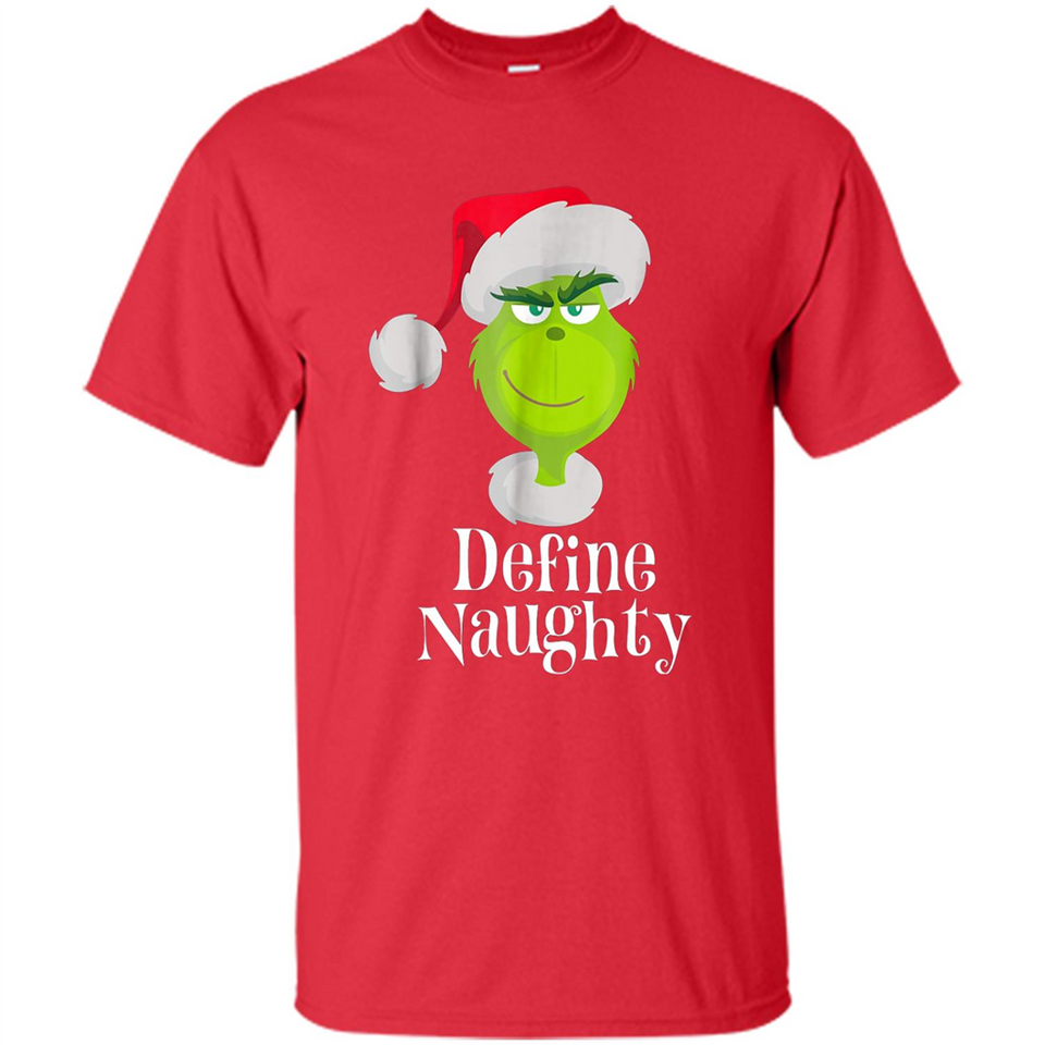 Santa Grinch Define Naughty Christmas Sweatshirt - Shirt