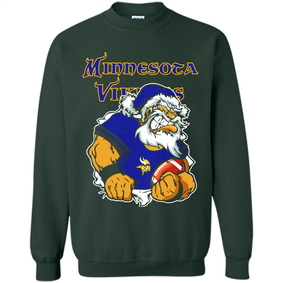 Grumpy Santa Claus Minnesota Vikings Football Team PINGPONG