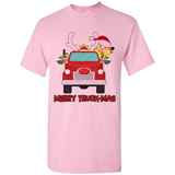 Merry Truck-Mas Christmas Fire Truck Cute Reindeer Sporty - Shirt