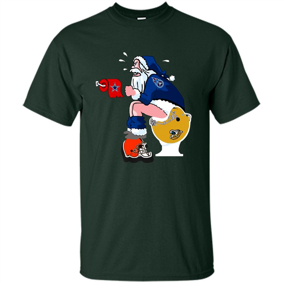 Tennessee Titans Santa Claus Toilet