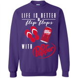 LIFE IS BETTER IN FLIP FLOPS WITH DR PEPPER
