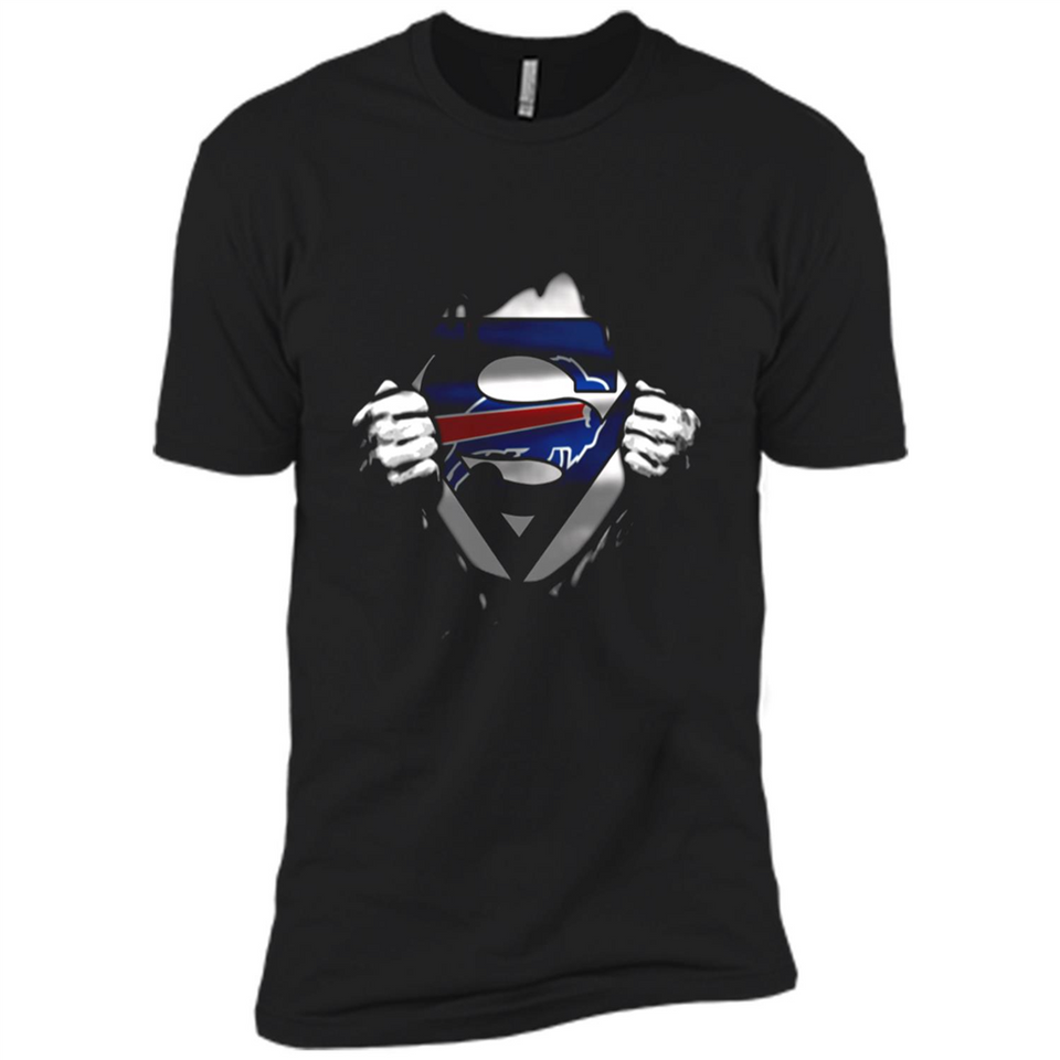 Buffalo Bills And Superman Fans - Premium Short Sleeve T-Shirt